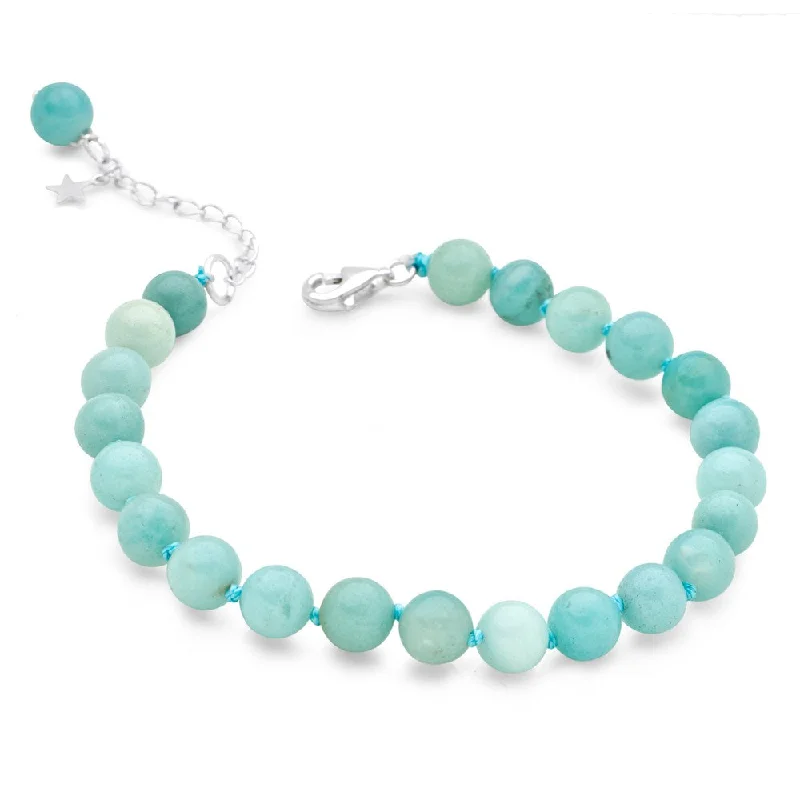 colorful bangles for women -colorful bangles for women -Beaded Amazonite Bracelet