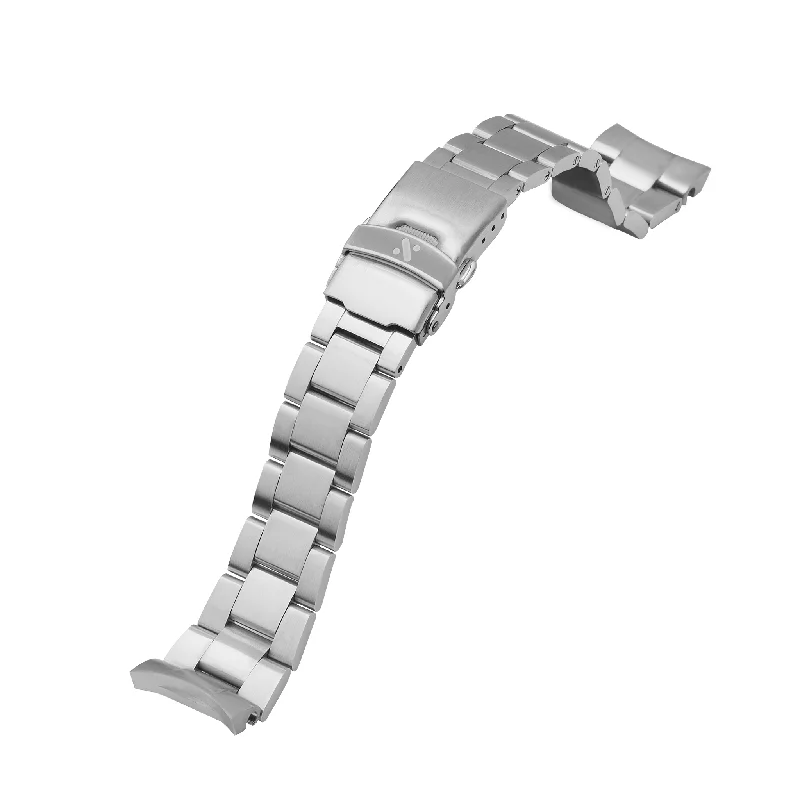 custom charm bangles for women -custom charm bangles for women -NMK946/951 Watch Bracelet: Oyster Brushed Steel