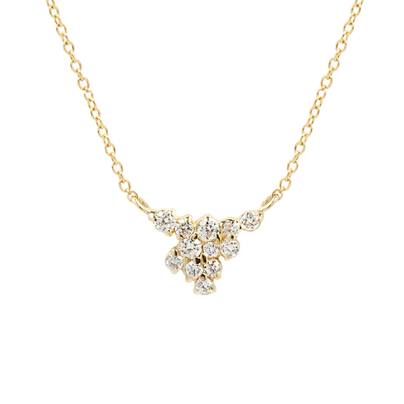 trendy necklaces for women -Helen Cluster Necklace