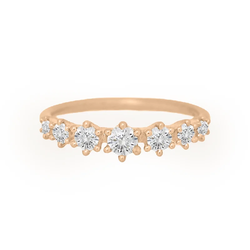 custom gold rings -Helena Ring, petite, Diamond