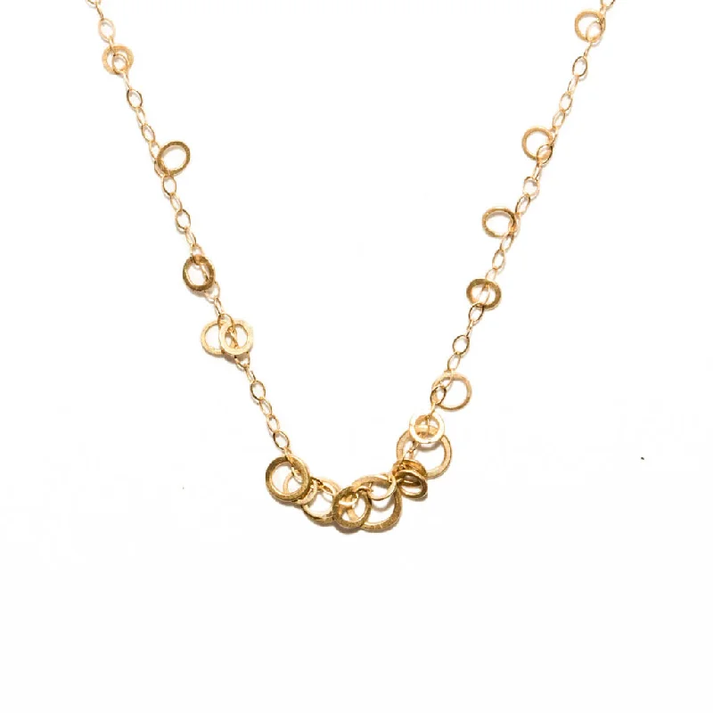 trendy necklaces for women -<!--NK944-->nebula cluster necklace