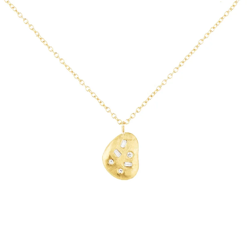 classic gold necklaces for women -Asteroid Necklace