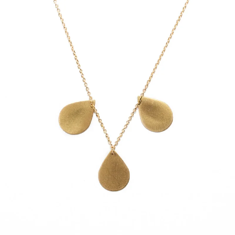 layered necklaces for women -<!--NK902-->teardrop cluster necklace