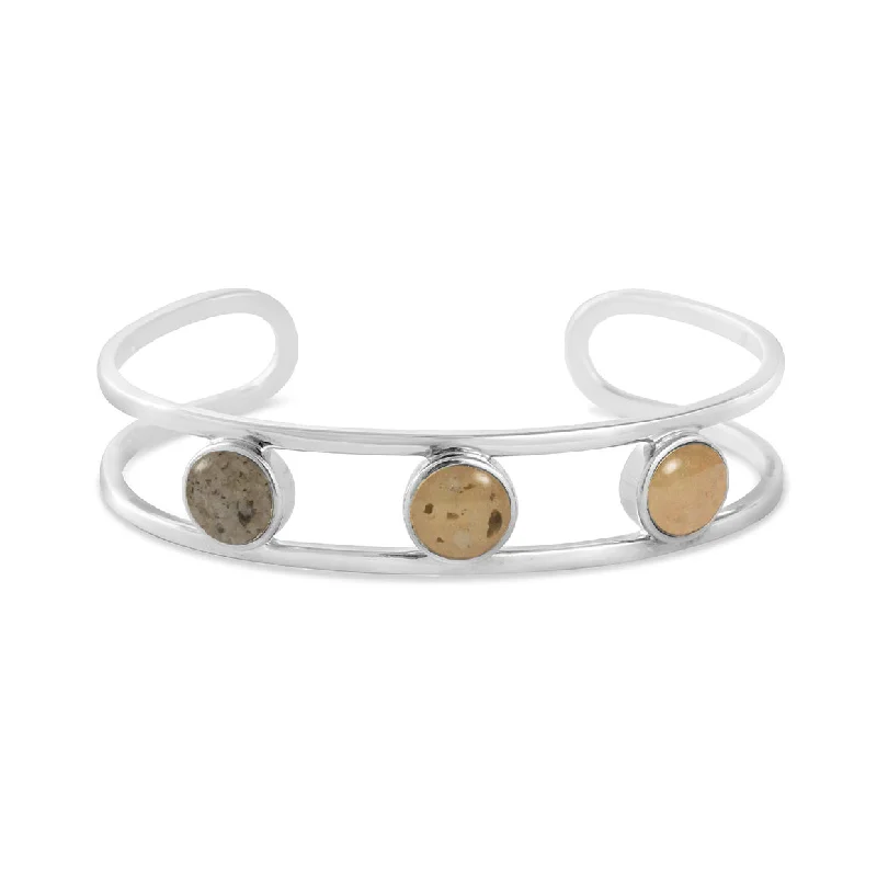 rose gold bangles for women -rose gold bangles for women -Triple Sand Globe Bracelet