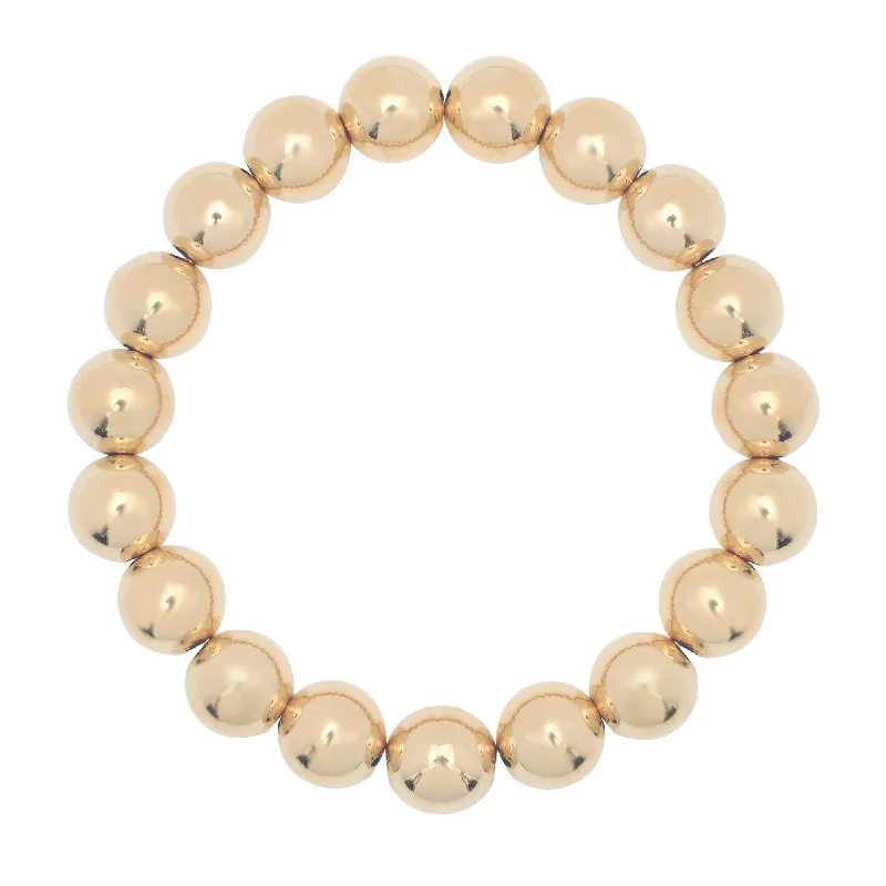 trendy bracelets for women -trendy bracelets for women -Large Gold Ball Bracelet