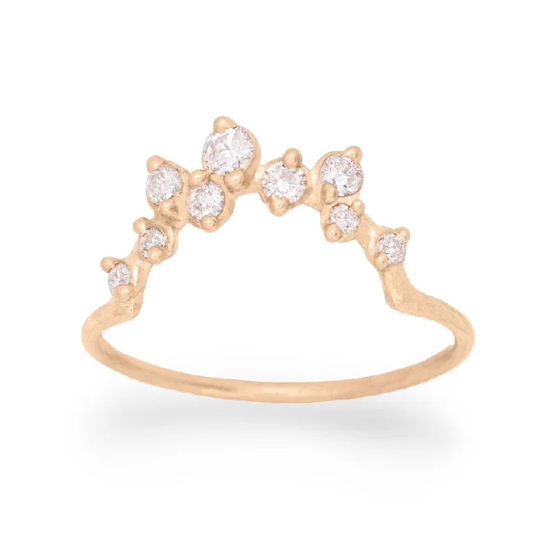 elegant rings for women -Milky Way Stacking Ring (Archived Style)