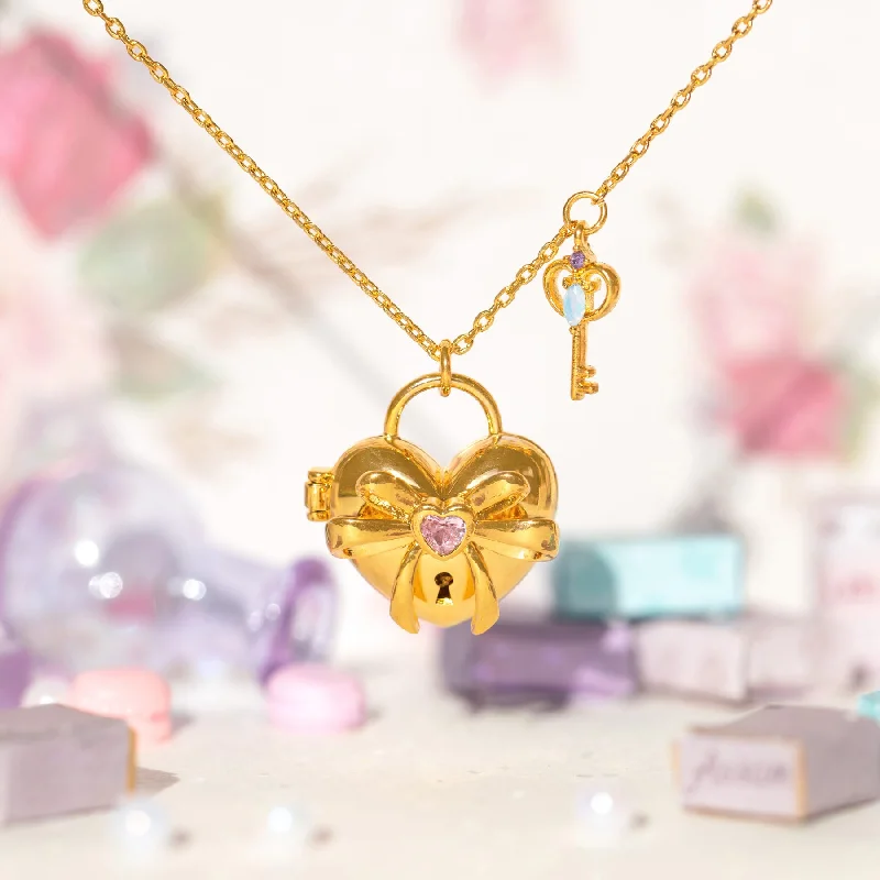 modern necklaces for women -Love Locket Engravable Necklace