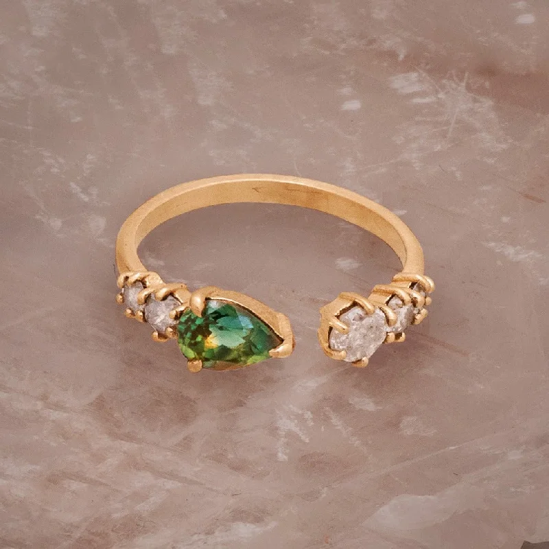 vintage gemstone rings for women -Orbitae Ring