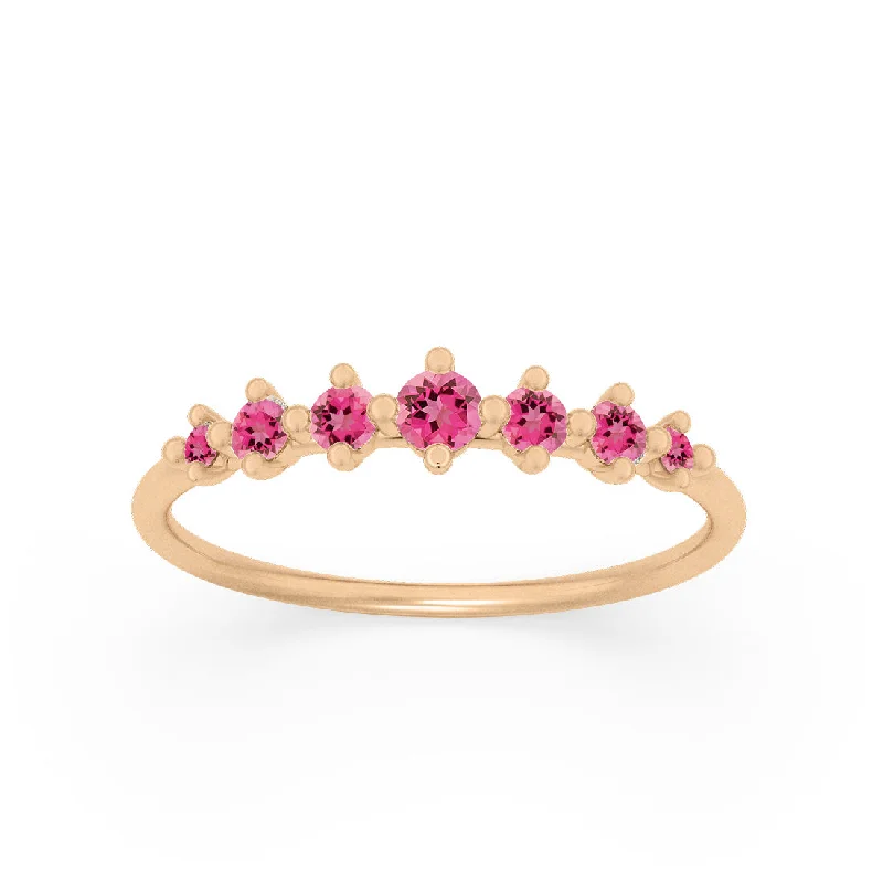 trendy cocktail rings for women -Meissa Ring, Pink Tourmaline