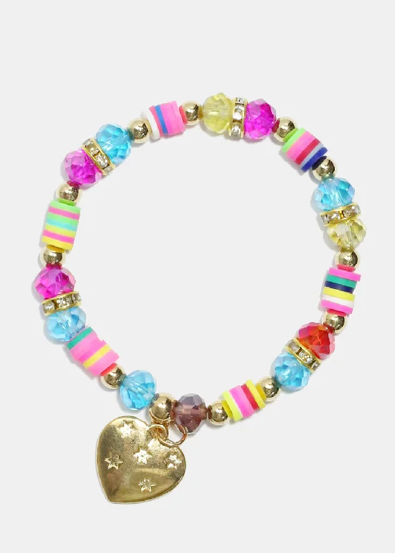 luxury diamond bangles -luxury diamond bangles -Colorful Beaded Festival Charm Bracelet