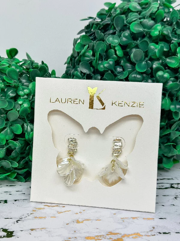 hoop earrings for women -Halsey Earrings by Lauren Kenzie