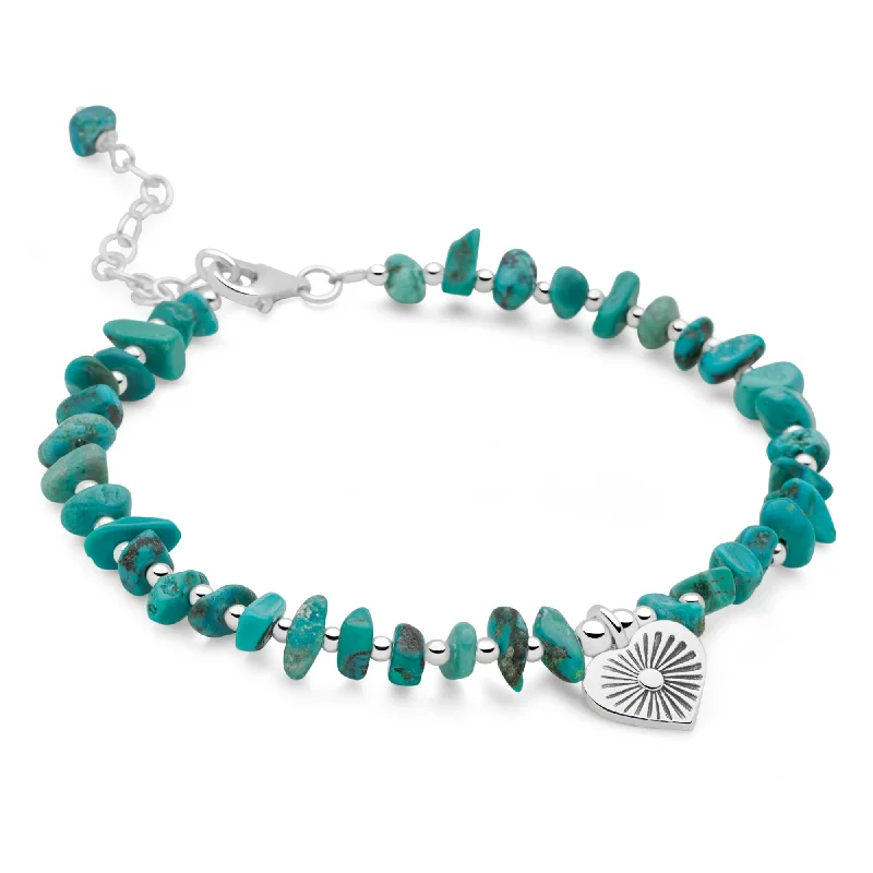 timeless bangles for women -timeless bangles for women -Turquoise In Love Bracelet