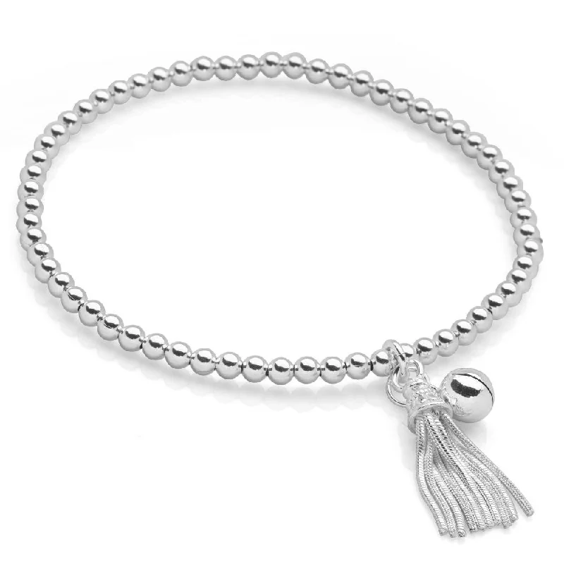 designer bracelets for women -designer bracelets for women -Silver Tassel Bracelet