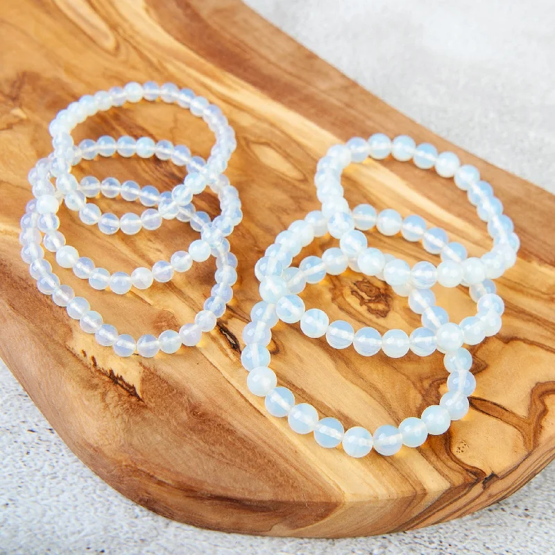 luxurious diamond bracelets -luxurious diamond bracelets -Opalite Beaded Bracelet