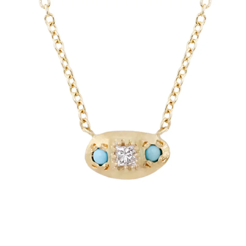 special occasion necklaces for women -Samara Necklace-Turquoise