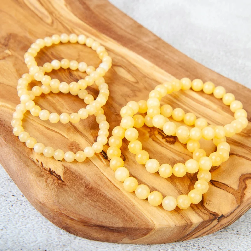 women’s bangles -women’s bangles -Honey Onyx Beaded Bracelet