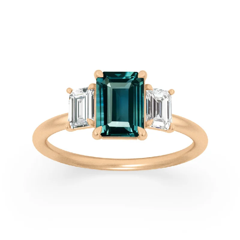 chic gemstone rings for women -Atlahua Ring, Setting Only