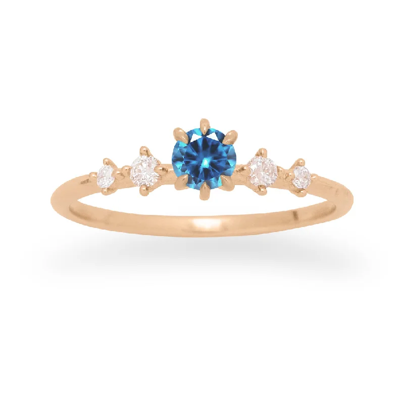 gemstone statement rings -Galia Ring, Blue Sapphire