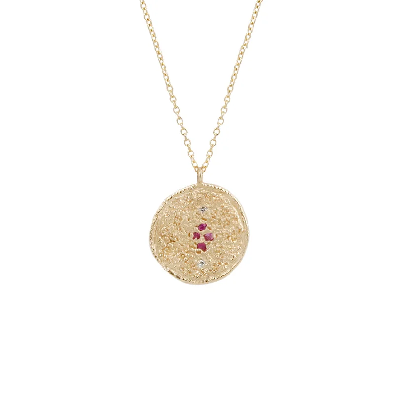 custom gold necklaces for women -Pink lotus necklace