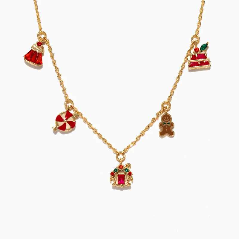 wedding gift necklaces for women -Holiday Sweets Necklace