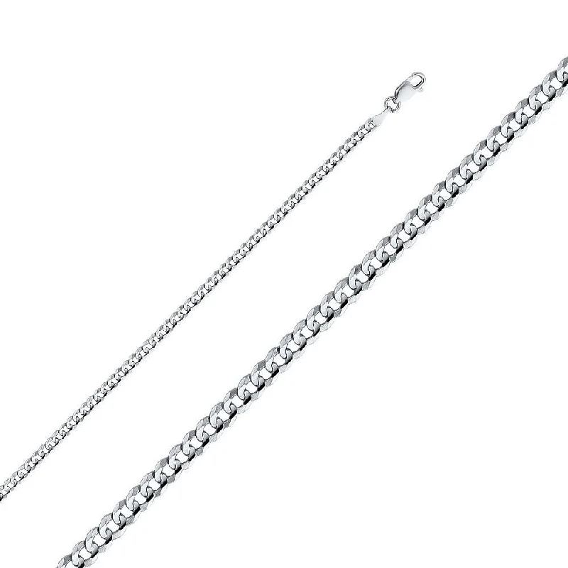 luxurious diamond bracelets -luxurious diamond bracelets -3.1mm Regular Concave Cuban Bracelet