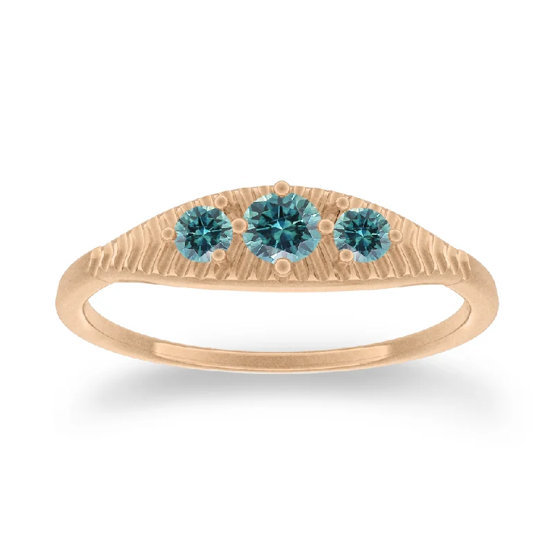 designer rings for women -Mojave Ring, Teal Sapphire