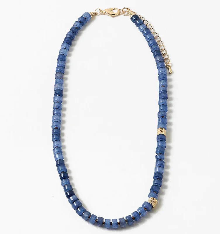 luxury gemstone necklaces for women -Blue Lagoon Necklace