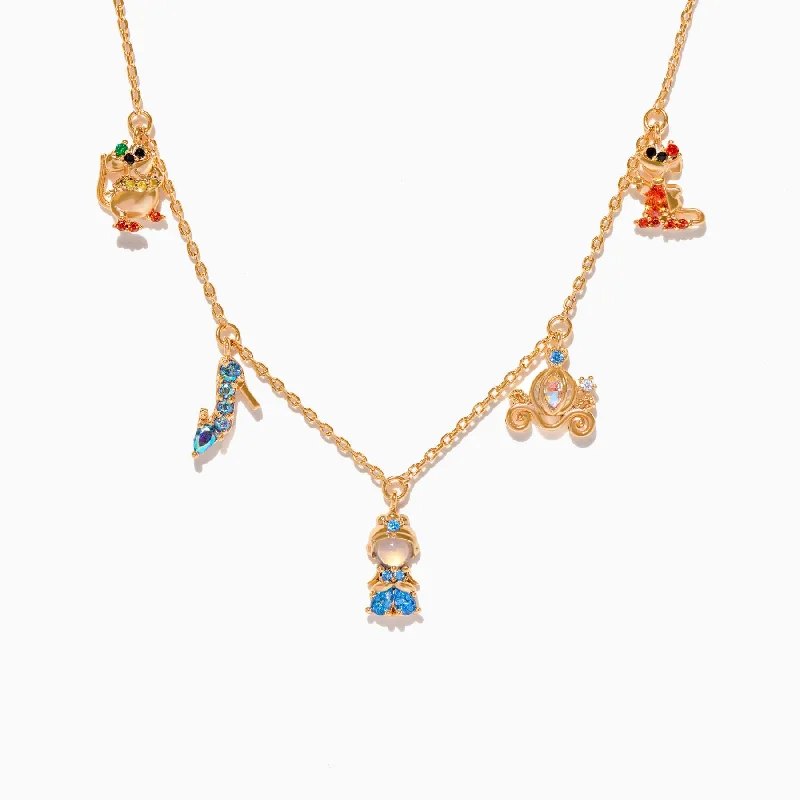 minimalist necklaces for women -Disney Princess Cinderella Necklace