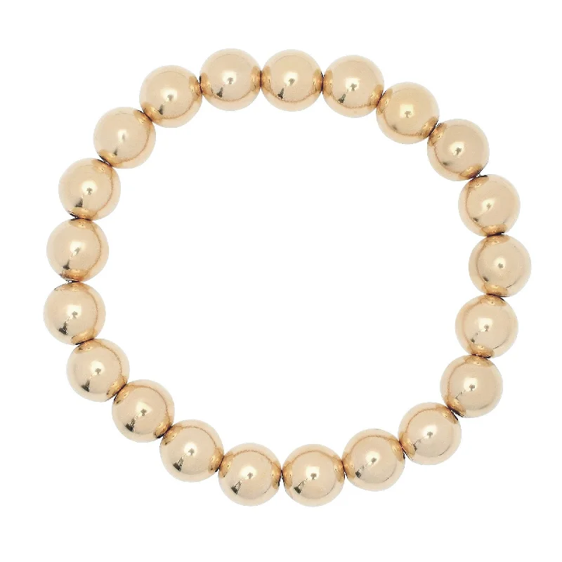 elegant bracelets for women -elegant bracelets for women -Medium Gold Ball Bracelet