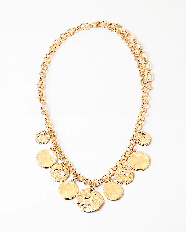 classic gold necklaces for women -Around the World Necklace