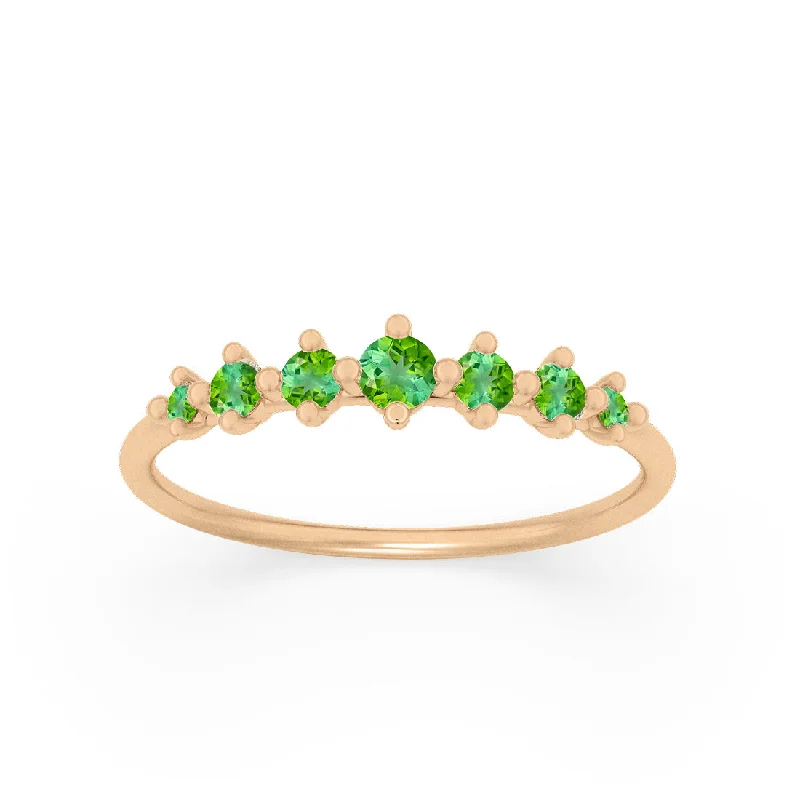 elegant rings for women -Meissa Ring, Green Tourmaline