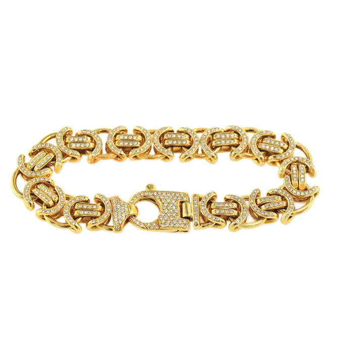 affordable bangle bracelets -affordable bangle bracelets -CUSTOM DIAMOND BYZANTINE BRACELET