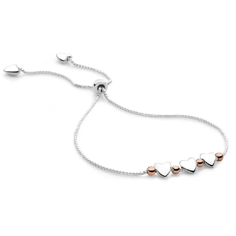 minimalistic bracelets for women -minimalistic bracelets for women -Charming Hearts Bracelet